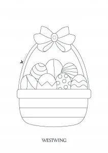 Free Easter Drawing To Print And Color