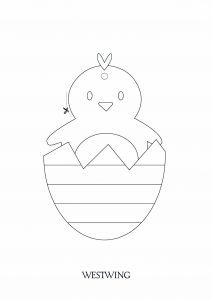 Coloring page easter free to color for children