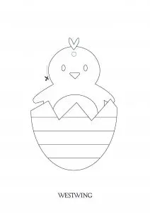 Easter Coloring Page For Kids