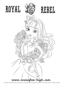 Free Ever After High Drawing To Download And Color