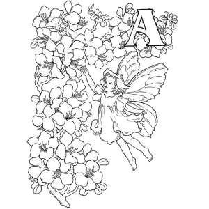 Free Fairy Drawing To Print And Color