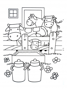 On The Farm With The Milk Cows