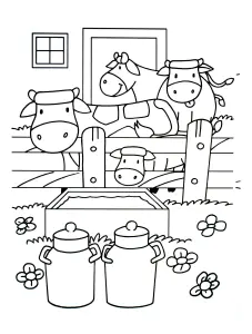 On The Farm With The Milk Cows
