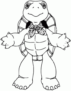 Franklin Coloring Page To Print For Kids