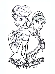 Frozen Free To Color For Kids