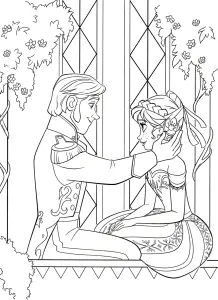 Frozen free to color for kids
