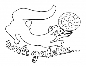 Free Galette des rois coloring pages to color