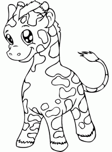 coloring-page-giraffes-to-download