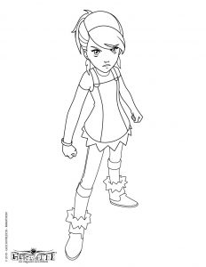 coloring-page-gormiti-for-children