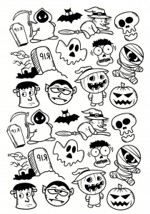 Free Halloween coloring pages to download