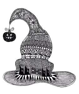 Halloween Coloring Page For Kids