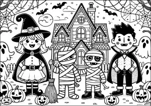 Witches, vampires and mummies