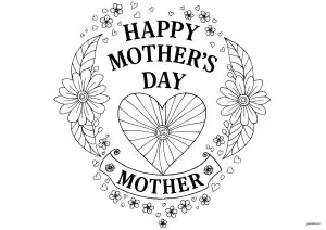 Fun Mother's Day Coloring Pages For Kids