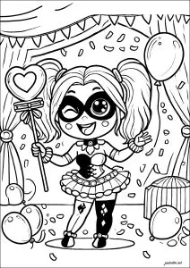 Harley Quinn at the circus