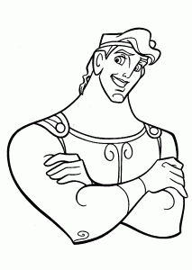 Coloring Of Hercules To Download For Free