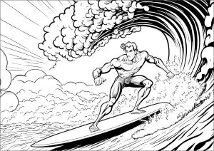 Surfing waves