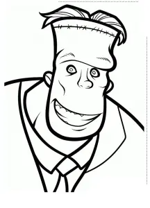 Hotel Transylvania Coloring Page For Children