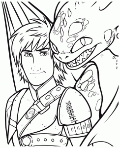 Dragons 2 Coloring Page For Kids