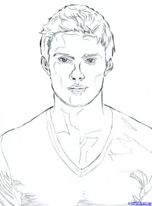 Hunger games image to print and color