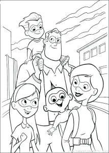 Incredibles 2 : the whole parr family