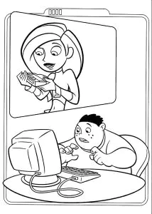 Visio with kim possible and super genius