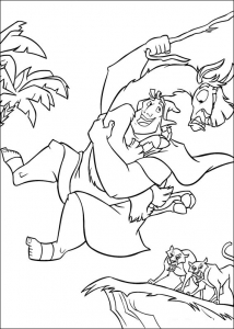 Free Kuzco coloring pages to download