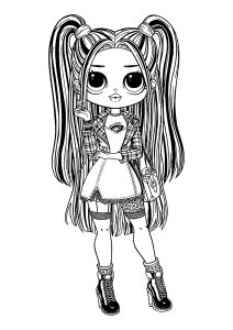 LOL Surprise Doll in a cup LOL Surprise Dolls Coloring Pages for Kids