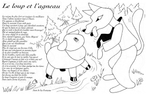 Fables of La Fontaine coloring pages for children