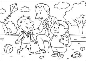 Recreation in the schoolyard