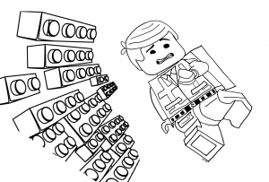 Image of The Great Lego Adventure to download and color