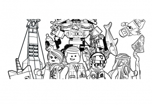Lego Great Adventure coloring pages to print