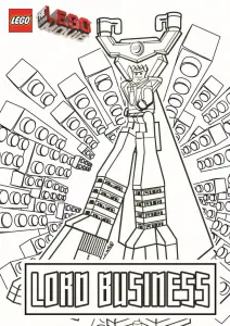 Free lego great adventure coloring page