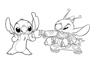 Leroy threatens stitch with pistols