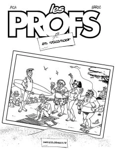 Image of the teachers to print and color
