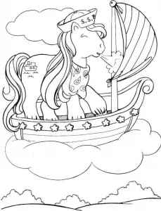 Image Of Little Pony To Download And Color