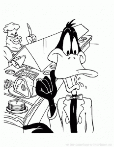 Free Looney Tunes drawing to print and color