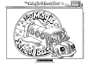 The Magic Bus Adventure - Magic School Bus Coloring Pages
