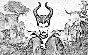Colouring Page Of Maleficent  Sleeping Beauty   Disney  To Download