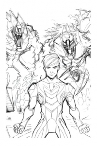 Max Steel coloring pages for kids