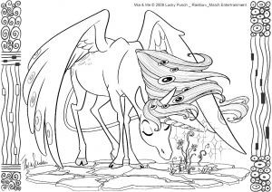 Mia And Me For Kids Mia And Me Kids Coloring Pages It's a world full of elves, unicorns, pans and dragons. mia and me kids coloring pages