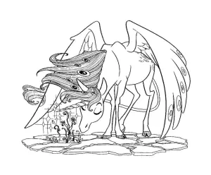 Image Of Mia And Me To Download And Color