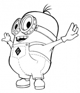 Minions coloring pages for kids