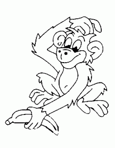 coloring-page-monkeys-to-print-for-free