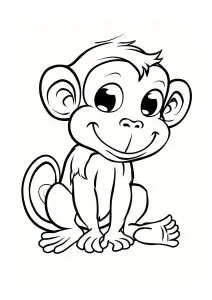 Monkey With A Mischievous Look