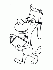 coloring-page-mr-peabody-&-sherman-free-to-color-for-kids