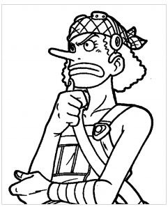 One piece coloring pages for kids