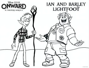 Printable coloring page of forward