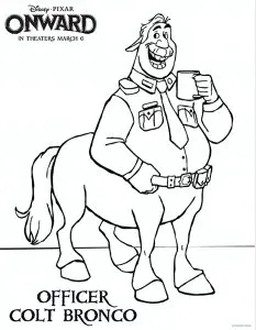 Free coloring page of forward to color