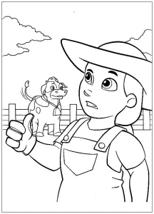 Pat Patrol : Farmer And Cow