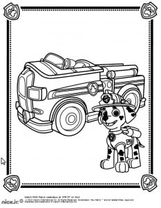 Printable Pat Patrol Coloring Page For Kids